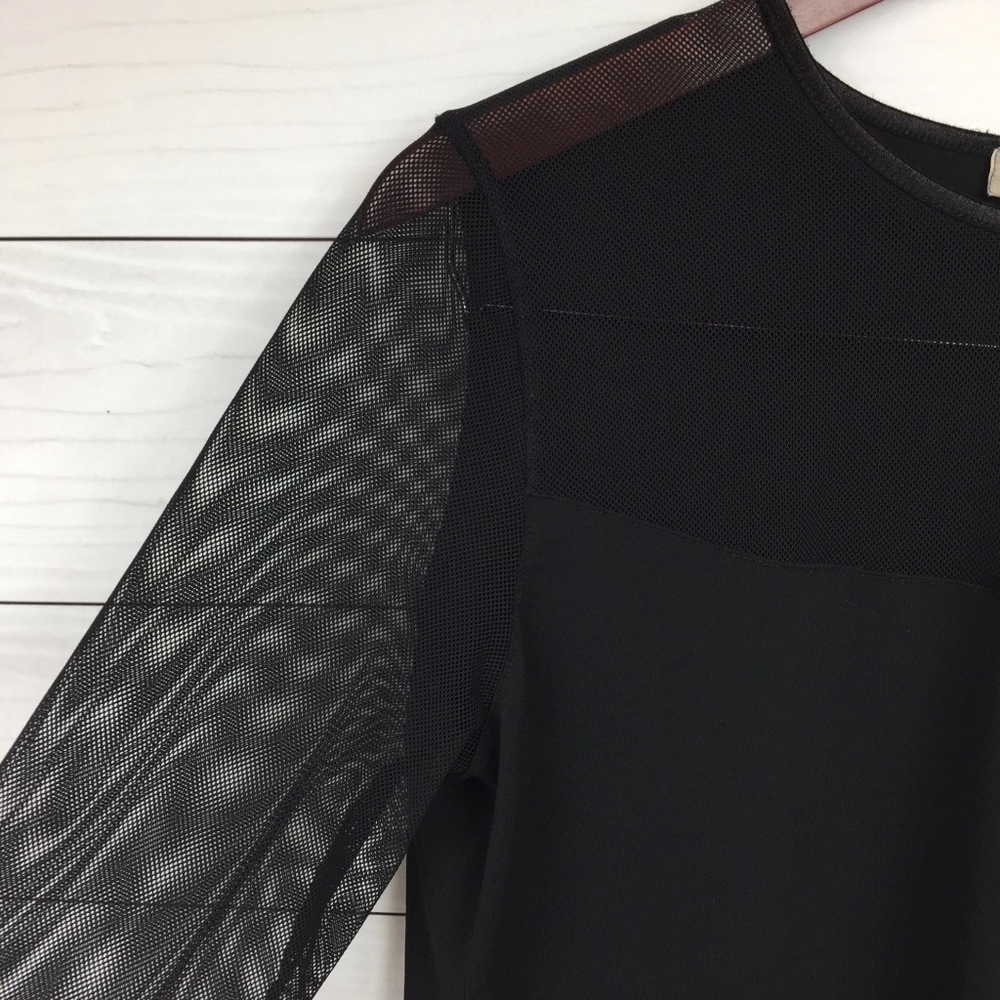 Black Mesh Top Large